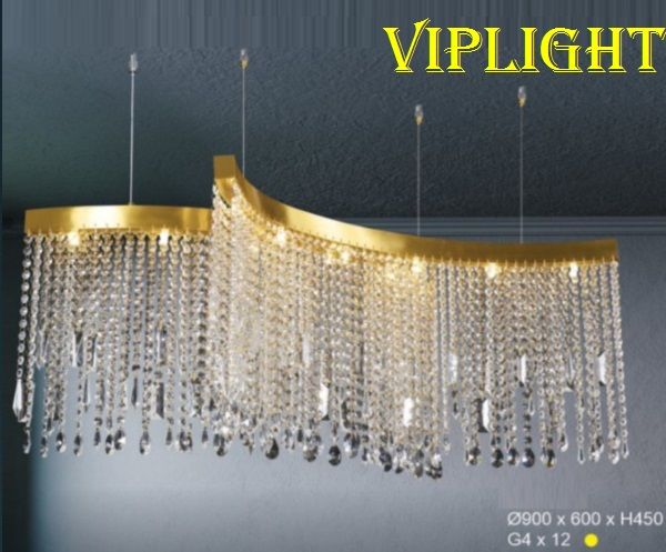 ĐÈN THẢ HẠT PHA LÊ TREO TRẦN TRANG TRÍ VLHFTL1608