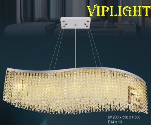 ĐÈN THẢ HẠT PHA LÊ TREO TRẦN TRANG TRÍ VLHFTL1609