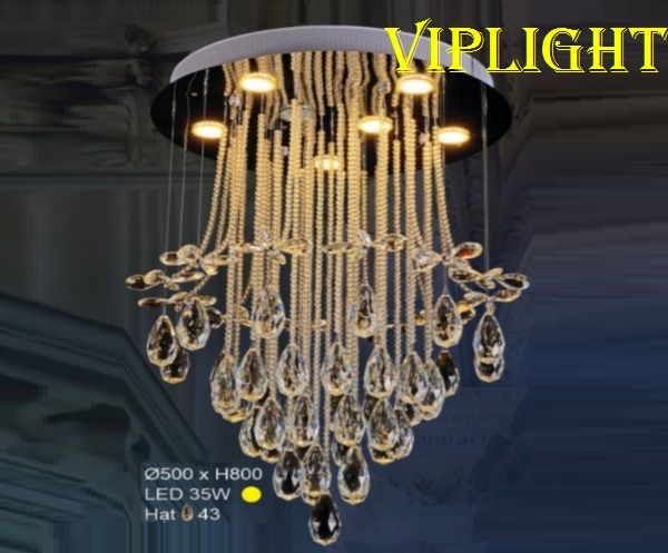 ĐÈN THẢ HẠT PHA LÊ TREO TRẦN TRANG TRÍ VLHFTL1642
