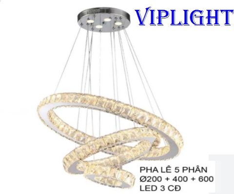  ĐÈN THẢ PHA LÊ 3 BA VÒNG TRANG TRÍ PHÒNG KHÁCH VL355THD7032T246 