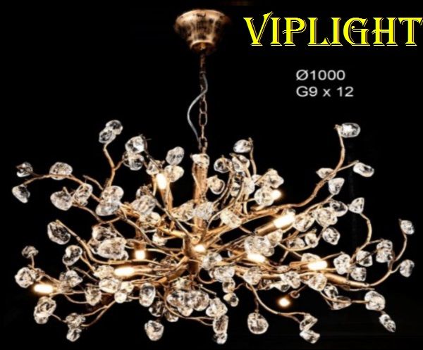 ĐÈN THẢ TRẦN DẠNG THÂN CÂY TRANG TRÍ VL355TPL2003 (PHI Ø1000)