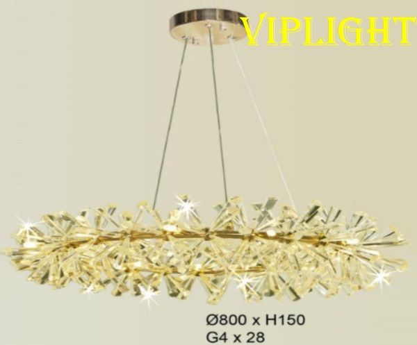 ĐÈN THẢ TRẦN PHA LÊ TRANG TRÍ VL355TPL10 (PHI Ø800)