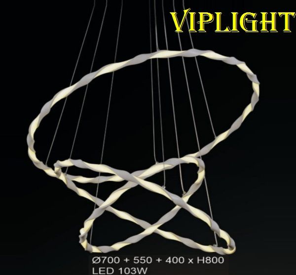 ĐÈN THẢ VÒNG XOẮN LED TRANG TRÍ VLHFTL5126