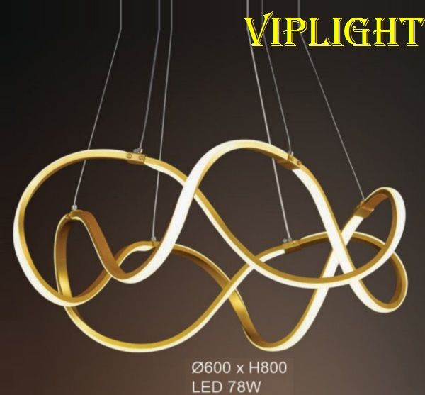 ĐÈN THẢ VÒNG XOẮN LED TRANG TRÍ VLHFTL5129