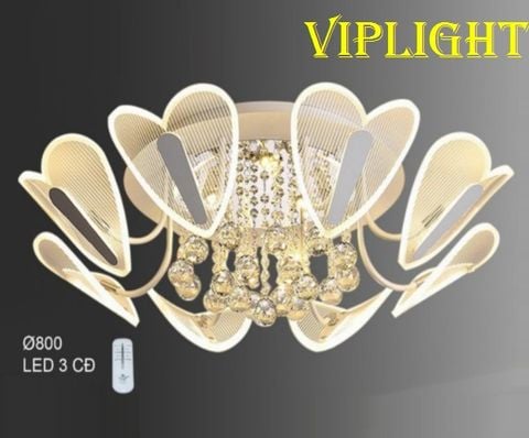 ĐÈN TRẦN HIỆN ĐẠI LED 3 BA CHẾ ĐỘ TRANG TRÍ PHÒNG KHÁCH VL355OT43T8 