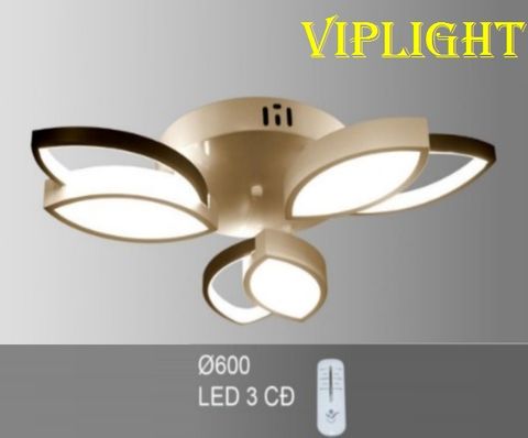  ĐÈN TRẦN HIỆN ĐẠI LED 3 BA MÀU TRANG TRÍ PHÒNG KHÁCH VL355OT44T3 