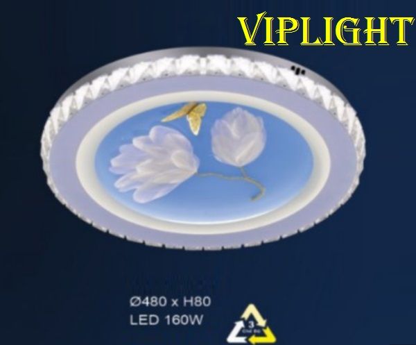 ĐÈN TRẦN HIỆN ĐẠI LED 3 BA MÀU TRANG TRÍ VLHFML7190