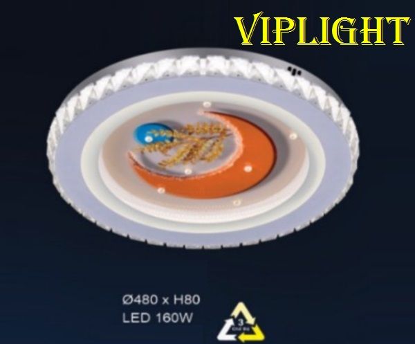 ĐÈN TRẦN HIỆN ĐẠI LED 3 BA MÀU TRANG TRÍ VLHFML7191