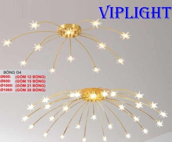 ĐÈN TRẦN HIỆN ĐẠI TRANG TRÍ VL355OTK25