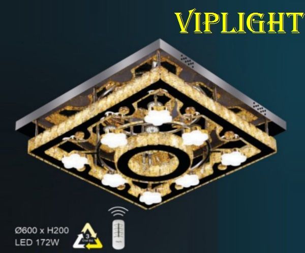 ĐÈN TRẦN PHÒNG KHÁCH VLHFML7164 (VUÔNG PHI Ø600)