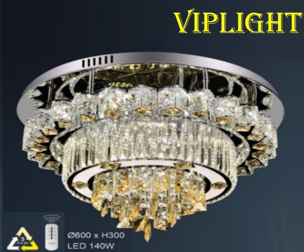 ĐÈN TRẦN TRANG TRÍ PHÒNG KHÁCH VLHFML306 (TRÒN PHI Ø600)