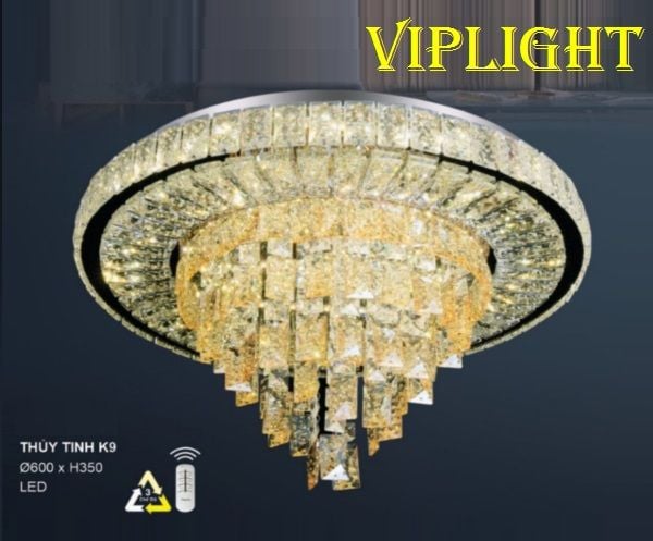 ĐÈN TRẦN TRANG TRÍ  PHÒNG KHÁCH VLHFML3678 (TRÒN PHI Ø600)