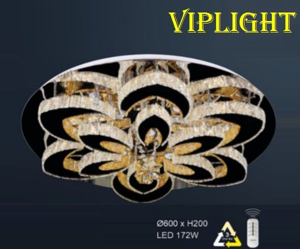 ĐÈN TRẦN TRANG TRÍ PHÒNG KHÁCH VLHFML7098 (TRÒN PHI Ø600)