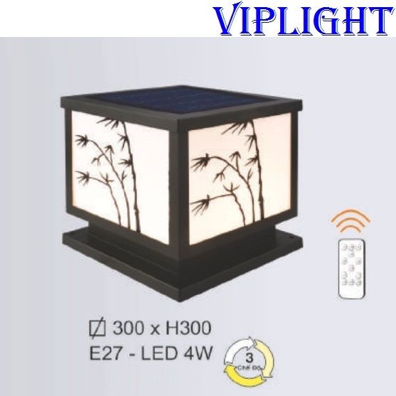 ĐÈN TRỤ CỔNG NĂNG LƯỢNG MẶT TRỜI THÂN VUÔNG VLTNL40