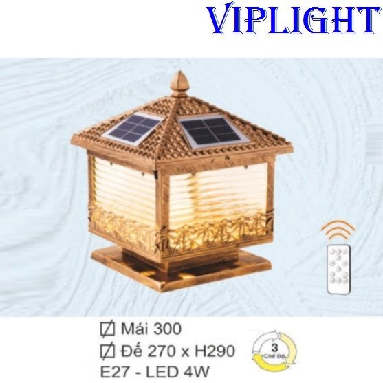 ĐÈN TRỤ CỔNG NĂNG LƯỢNG MẶT TRỜI VLTNL02