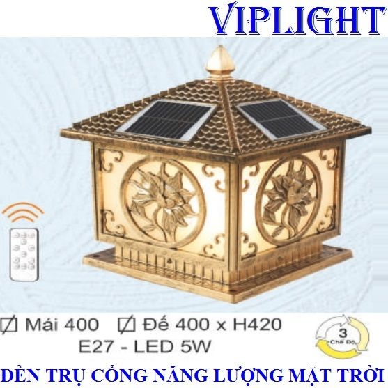 ĐÈN TRỤ CỔNG NĂNG LƯỢNG MẶT TRỜI VLTNL35