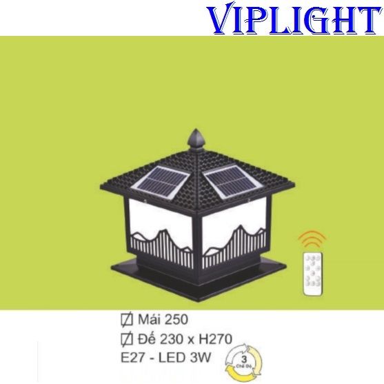 ĐÈN TRỤ CỔNG NĂNG LƯỢNG MẶT TRỜI VLTNL36
