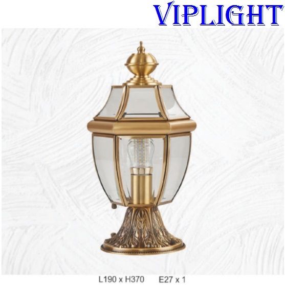 ĐÈN TRỤ CỔNG THÂN ĐỒNG VLTĐ2100