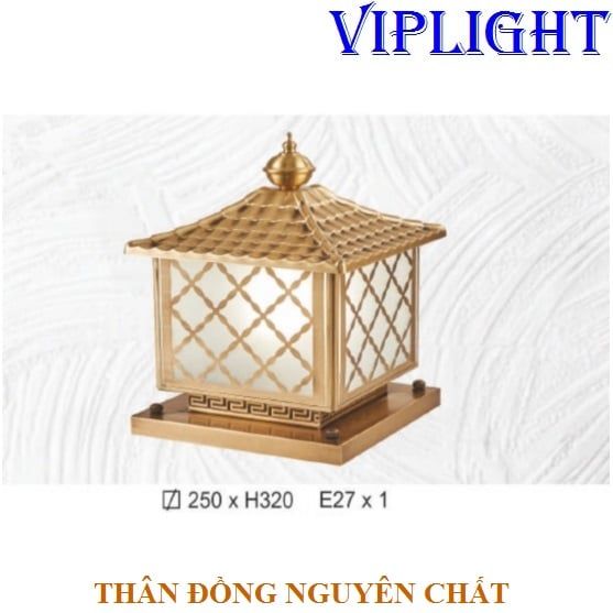 ĐÈN TRỤ CỔNG THÂN ĐỒNG VLTĐ2103