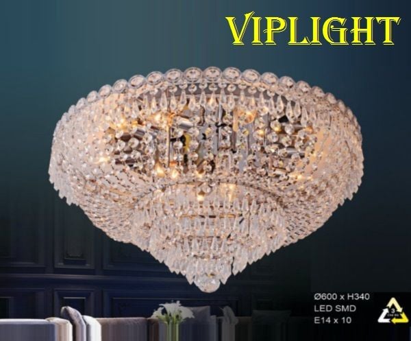 ĐÈN MÂM PHA LÊ ÁP TRẦN TRANG TRÍ PHÒNG KHÁCH VLHFML7017 (TRÒN PHI Ø600)