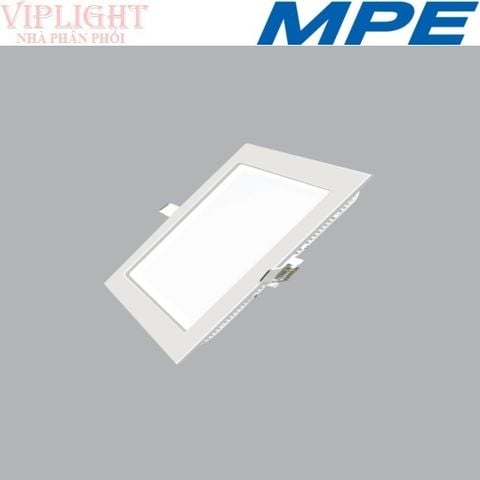  ĐÈN PANEL ÂM TRẦN VUÔNG SIÊU MỎNG LED 12W MPE SPL-12 (SPL-12T, SPL-12V) 