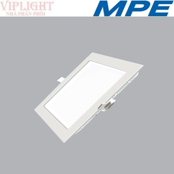 ĐÈN PANEL ÂM TRẦN VUÔNG SIÊU MỎNG LED 15W MPE SPL-15 (SPL-15T, SPL-15V)