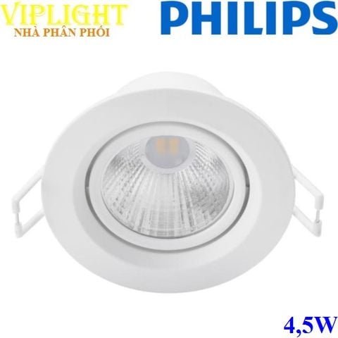  Đèn Spotlight âm trần chiếu điểm Led 4,5w PHILIPS SL201 EC RD 070 4.5W W HV 1A 01 