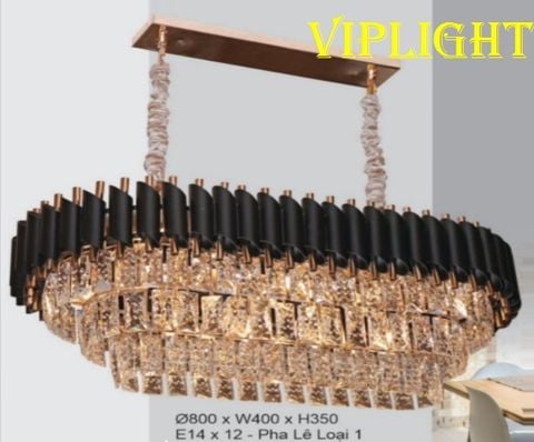  ĐÈN CHÙM THẢ PHA LÊ HIỆN ĐẠI TREO TRẦN TRANG TRÍ PHÒNG KHÁCH VLHFCFL8096 