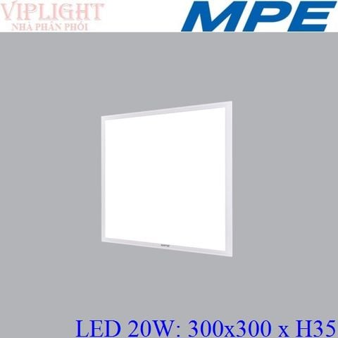  ĐÈN LED PANEL 30x30 (300x300) 20W MPE FPD3-3030 (FPD3-3030T, FPD3-3030N) 