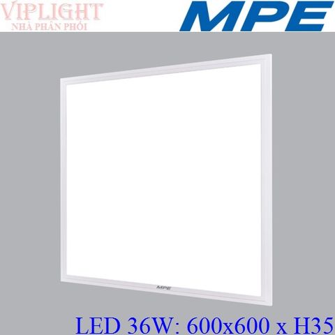  ĐÈN LED PANEL 60x60 (600x600) 36W MPE FPD3-6060 (FPD3-6060T, FPD3-6060N) 