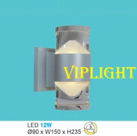 ĐÈN GẮN TƯỜNG TRANG TRÍ VLHF1182/2 XÁM