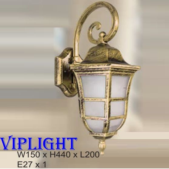 ĐÈN GẮN VÁCH TƯỜNG NGOÀI TRỜI. GẮN TRỤ, CỘT BIỆT THỰ TÂN CỔ ĐIỂN TRANG TRÍ VL3556607 VÀNG