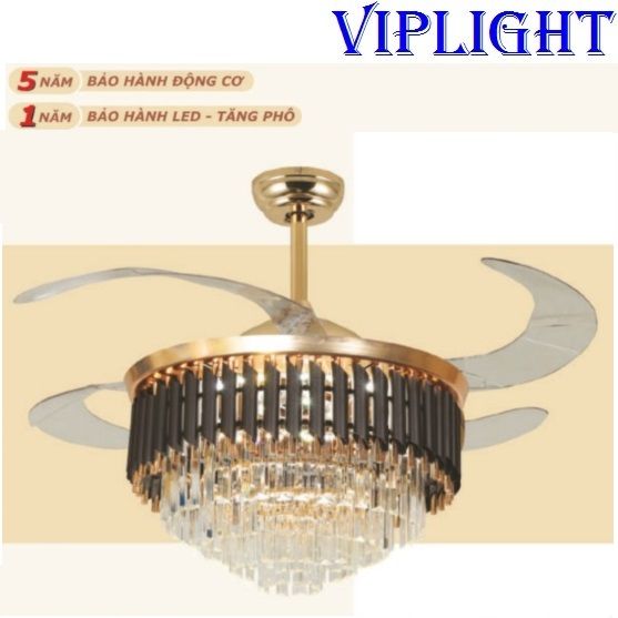 QUẠT TRẦN ĐÈN PHA LÊ TRANG TRÍ 6100