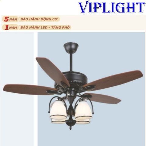  QUẠT TRẦN ĐÈN CỔ ĐIỂN TRANG TRÍ 6115 