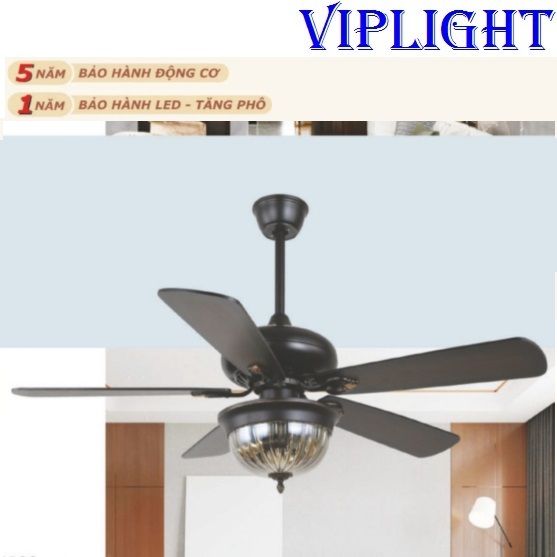 QUẠT TRẦN ĐÈN TRANG TRÍ 6122