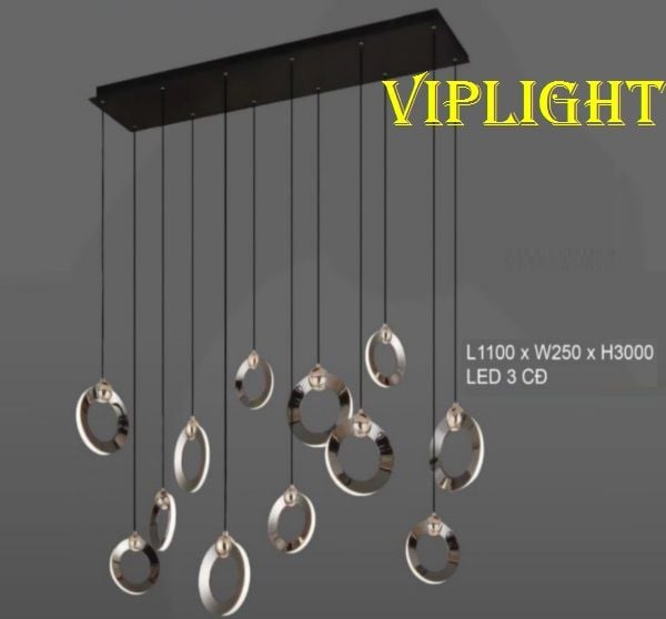 ĐÈN MÂM THẢ THÔNG TẦNG - ĐÈN THẢ THÔNG TẦNG CẦU THANG - ĐÈN THÔNG TẦNG PHÒNG KHÁCH HIỆN ĐẠI V3L55-0881NGANG12