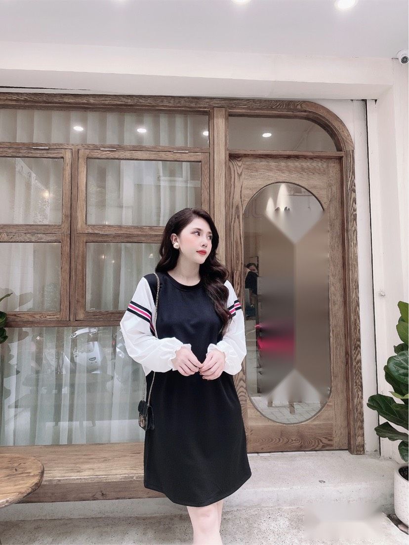 BELY V585 Váy đầm ôm A tạo khối thiết kế trễ vai pha lưới Đen Trắng Bely Thời trang cao cấp Bely #38 BELY V585 Váy đầm ôm A tạo khối thiết kế trễ vai pha lưới Đen Trắng Bely Thời trang cao cấp Bely