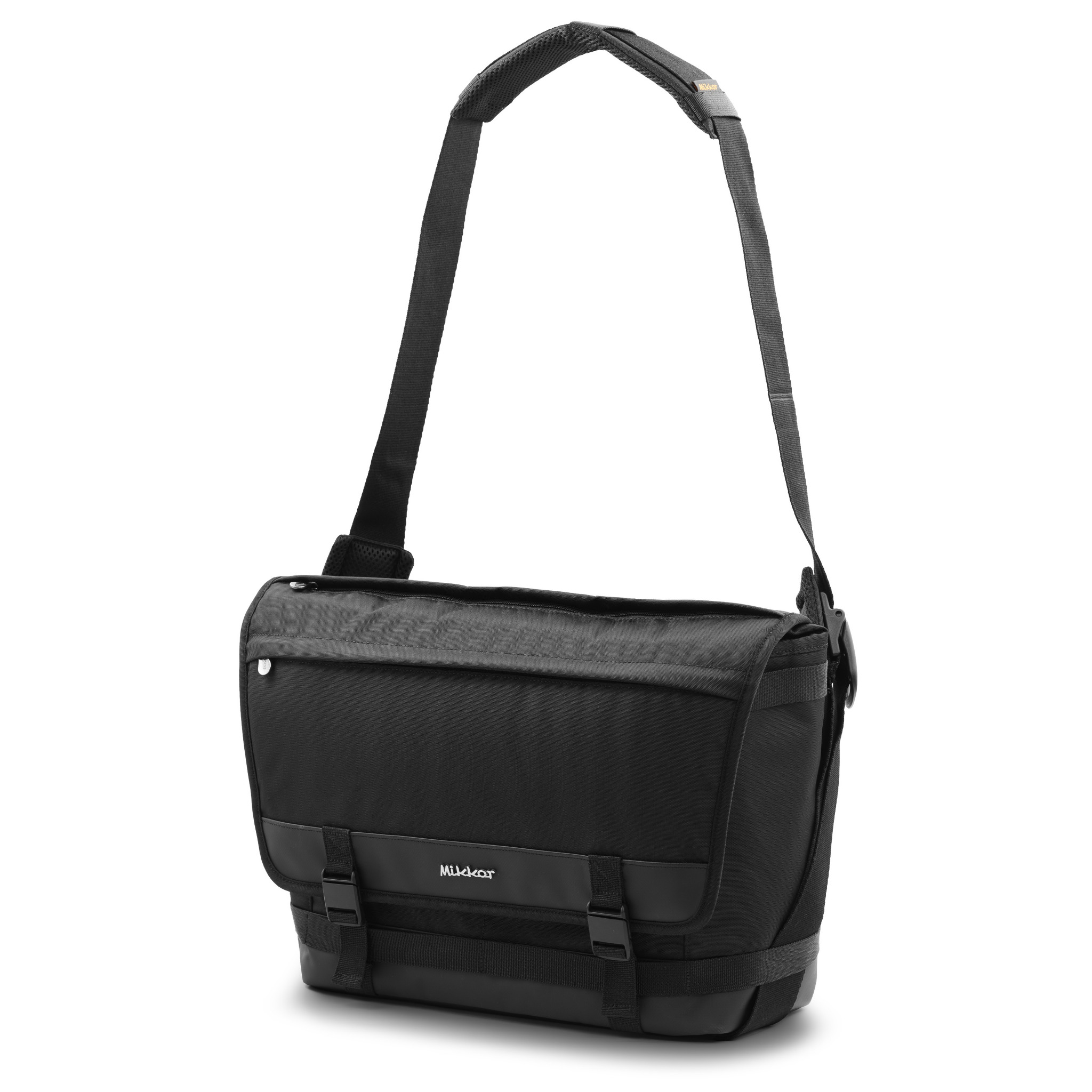 The Felix Messenger Laptop Bag Black