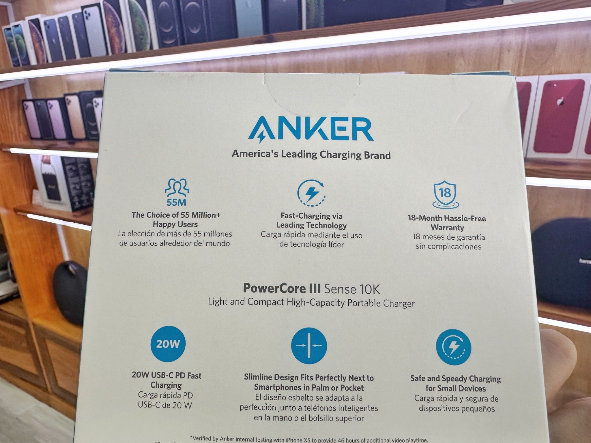  Sạc dự phòng Anker chính hãng 10.000mAh 