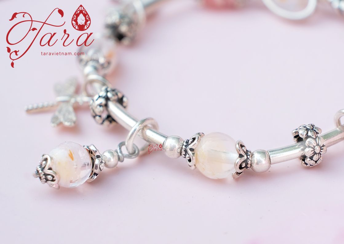  Vòng tay Rhodochrosite ngọt ngào và Ưu Linh Hoa Nâu diệu kỳ 