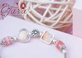  Vòng tay Rhodochrosite ngọt ngào và Ưu Linh Hoa Nâu diệu kỳ 