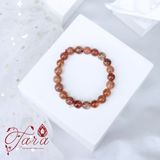  Vòng Thạch Anh Tóc Nâu Đỏ Ưu Đãi 