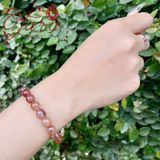  Vòng Thạch Anh Tóc Nâu Đỏ Ưu Đãi 