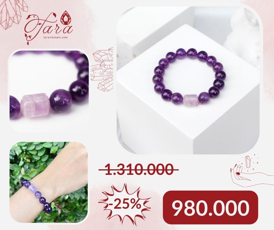  Vòng Thạch Anh Tím Ưu Đãi 