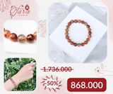  Vòng Thạch Anh Tóc Nâu Đỏ Ưu Đãi 