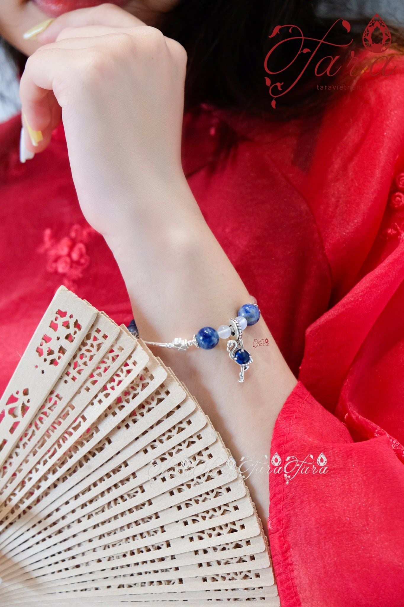  Vòng Sodalite, Moonstone và Topaz 