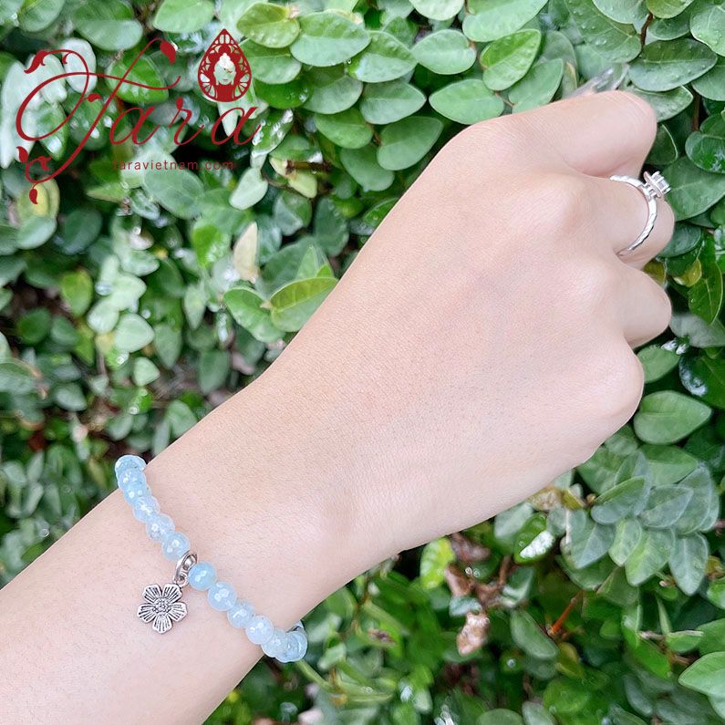  Vòng Aquamarine Mài Giác Ưu Đãi 
