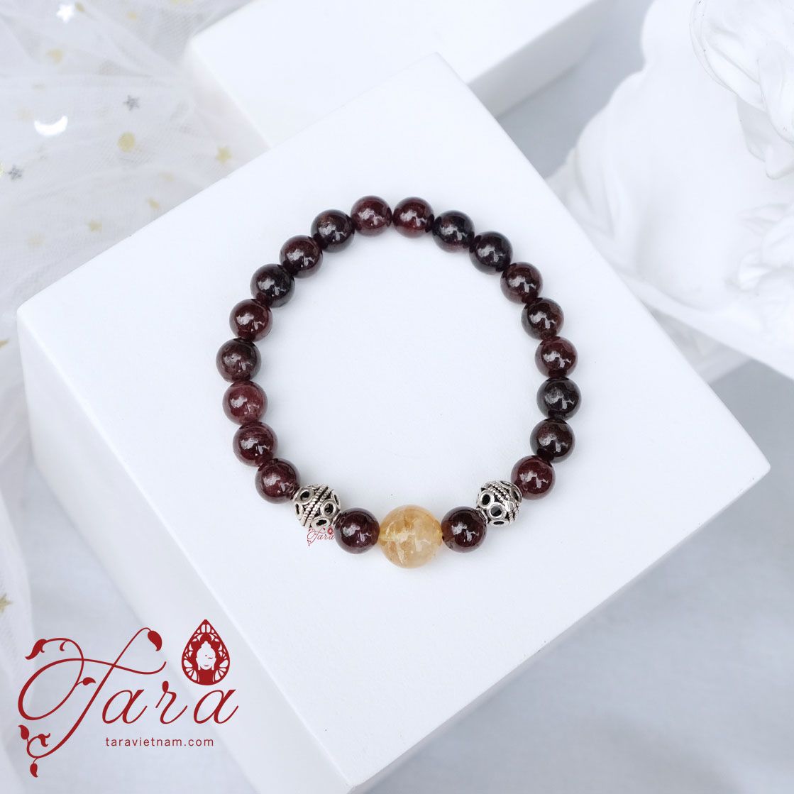  Vòng Garnet và Thạch Anh Tóc Vàng Ưu Đãi 