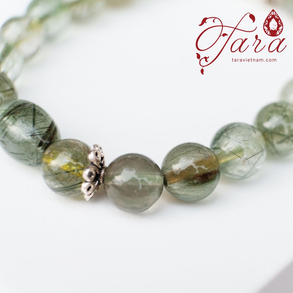  Vòng Tay Thạch Anh Tóc Xanh Ưu Đãi 