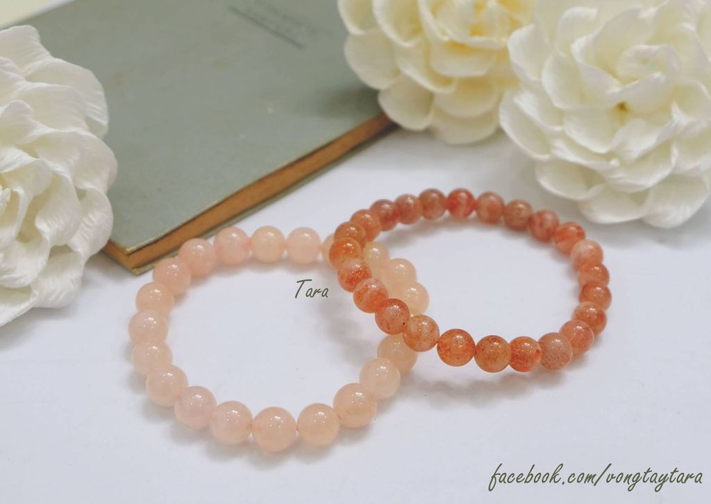  Thạch anh hồng Madagascar & Sunstone 